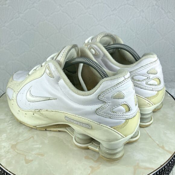 Nike Shox Sneakers Mens 9 White 2007 Monster Running Athletic Workout Gym Shoes - Picture 7 of 15